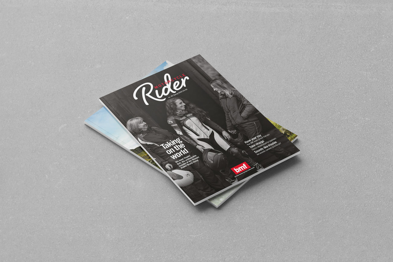 Rider magazine cover
